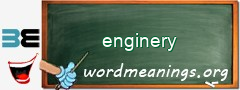 WordMeaning blackboard for enginery